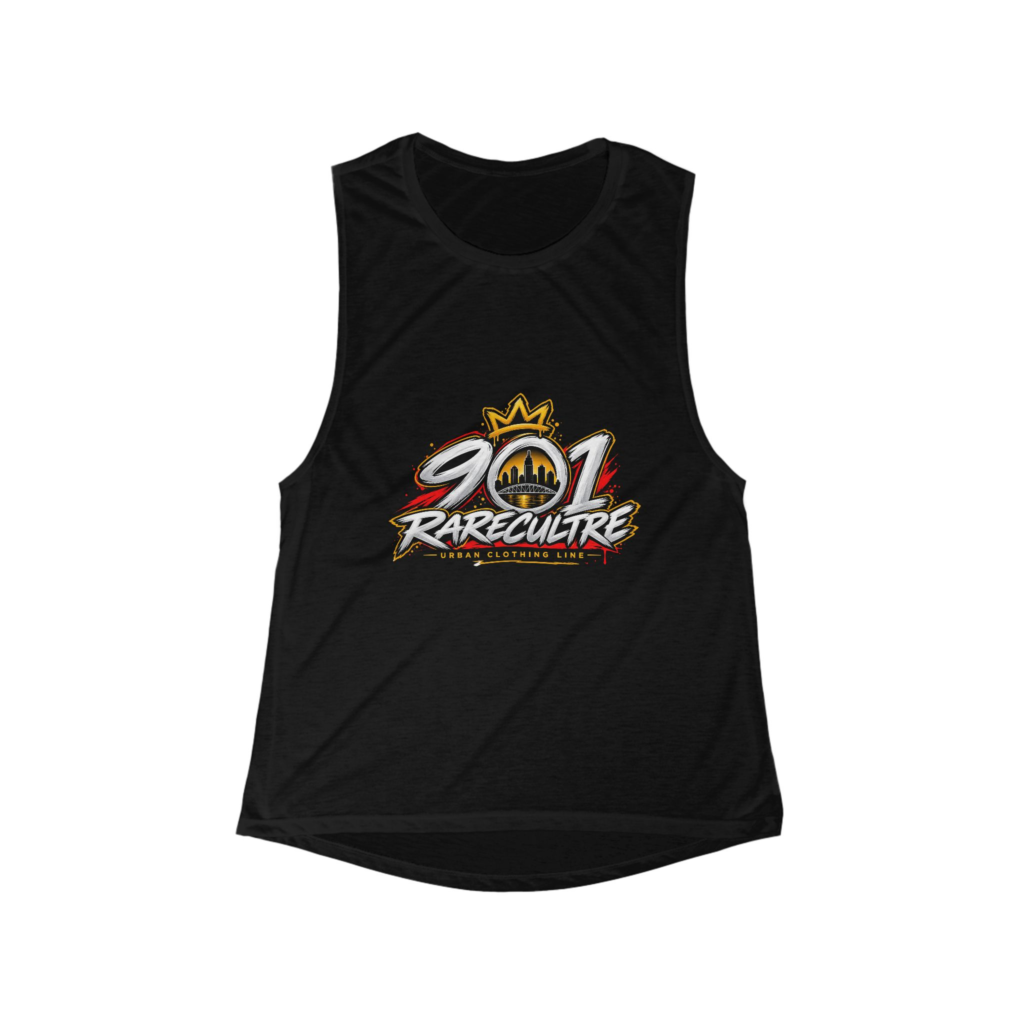 Rare Culture 901 Graphic Tank Top — Women's Scoop Muscle Tank