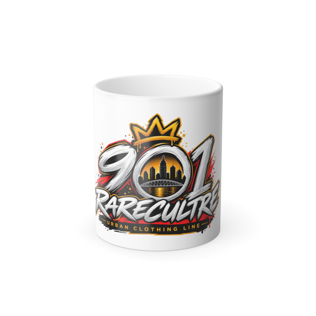 Color-Changing Mug — Rare Culture 901 Skyline Graphic, 11 oz